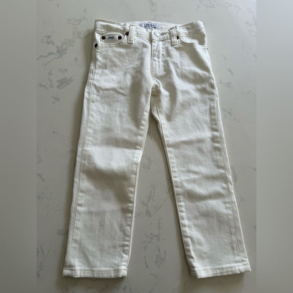 Polo Ralph Lauren Slim White Denim Pants